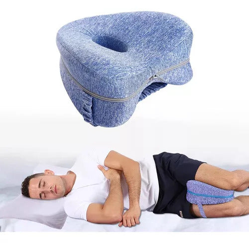 Memory Foam Knee Pillow – Ergonomic Support for Side Sleepers